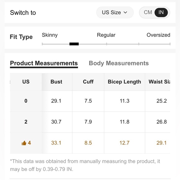 Cream Peplum Blouse with Long Sleeves - Picture 9 of 10